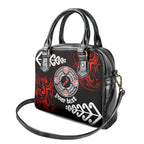 New Zealand Waitangi Day Personalised Shoulder Handbag Aotearoa Te Ra O Waitangi With Maori Tattoo