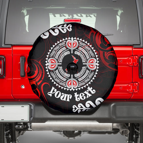 New Zealand Waitangi Day Personalised Spare Tire Cover Aotearoa Te Ra O Waitangi With Maori Tattoo