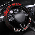 New Zealand Waitangi Day Personalised Steering Wheel Cover Aotearoa Te Ra O Waitangi With Maori Tattoo