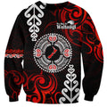 New Zealand Waitangi Day Personalised Sweatshirt Aotearoa Te Ra O Waitangi With Maori Tattoo