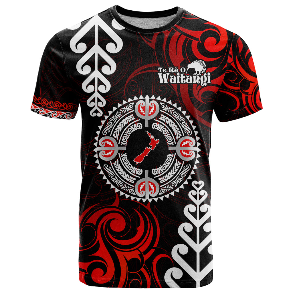 New Zealand Waitangi Day Personalised T Shirt Aotearoa Te Ra O Waitangi With Maori Tattoo