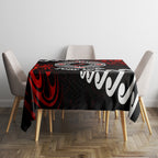 New Zealand Waitangi Day Personalised Tablecloth Aotearoa Te Ra O Waitangi With Maori Tattoo