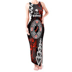 New Zealand Waitangi Day Personalised Tank Maxi Dress Aotearoa Te Ra O Waitangi With Maori Tattoo
