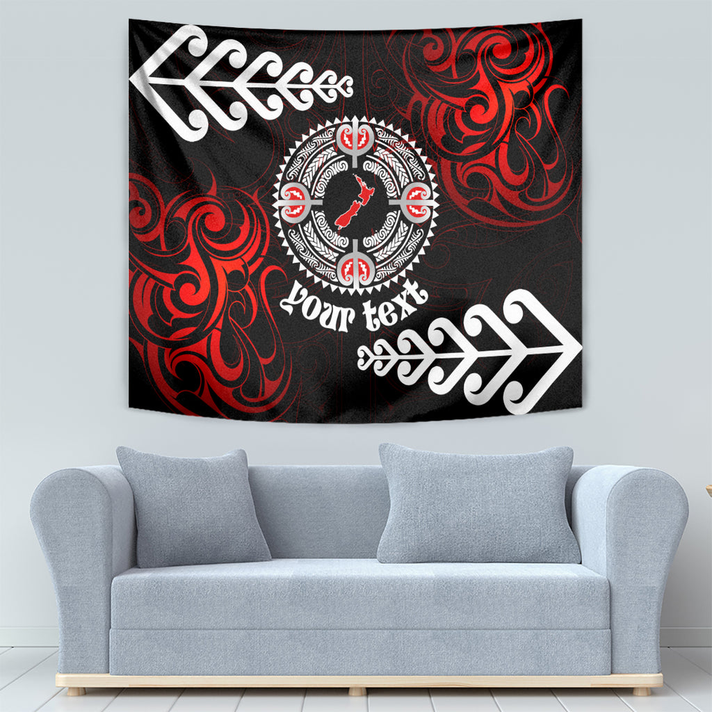 New Zealand Waitangi Day Personalised Tapestry Aotearoa Te Ra O Waitangi With Maori Tattoo