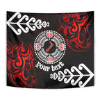 New Zealand Waitangi Day Personalised Tapestry Aotearoa Te Ra O Waitangi With Maori Tattoo