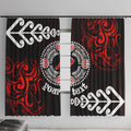New Zealand Waitangi Day Personalised Window Curtain Aotearoa Te Ra O Waitangi With Maori Tattoo