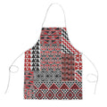 Aotearoa Kowhaiwhai Taniko Patchwork Motifs Apron - Aussie Hoodie