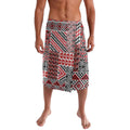 Aotearoa Kowhaiwhai Taniko Patchwork Motifs Lavalava