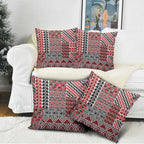 Aotearoa Kowhaiwhai Taniko Patchwork Motifs Pillow Cover - Aussie Hoodie