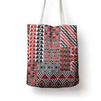 Aotearoa Kowhaiwhai Taniko Patchwork Motifs Tote Bag - Aussie Hoodie