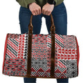 Aotearoa Kowhaiwhai Taniko Patchwork Motifs Travel Bag - Aussie Hoodie