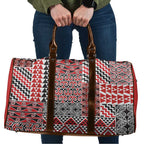 Aotearoa Kowhaiwhai Taniko Patchwork Motifs Travel Bag - Aussie Hoodie