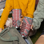Aotearoa Kowhaiwhai Taniko Patchwork Motifs Tumbler Cup
