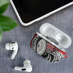 Aotearoa Maori Rugby Tribal Tattoo AirPods Case Kowhaiwhai Taniko Patchwork Motifs - Aussie Hoodie