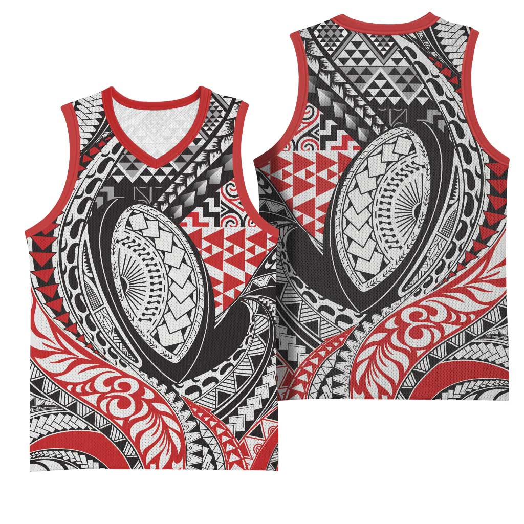 Aotearoa Maori Rugby Tribal Tattoo Basketball Jersey Kowhaiwhai Taniko Patchwork Motifs - Aussie Hoodie
