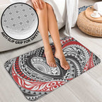 Aotearoa Maori Rugby Tribal Tattoo Bathroom Set Kowhaiwhai Taniko Patchwork Motifs - Aussie Hoodie