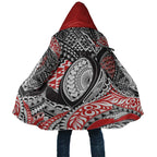 Aotearoa Maori Rugby Tribal Tattoo Cloak Kowhaiwhai Taniko Patchwork Motifs - Aussie Hoodie