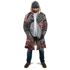 Aotearoa Maori Rugby Tribal Tattoo Cloak Kowhaiwhai Taniko Patchwork Motifs - Aussie Hoodie