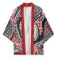 Aotearoa Maori Rugby Tribal Tattoo Kimono Kowhaiwhai Taniko Patchwork Motifs - Aussie Hoodie