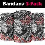 Aotearoa Maori Rugby Tribal Tattoo Neck Gaiter Kowhaiwhai Taniko Patchwork Motifs - Aussie Hoodie