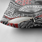Aotearoa Maori Rugby Tribal Tattoo Pillow Cover Kowhaiwhai Taniko Patchwork Motifs - Aussie Hoodie