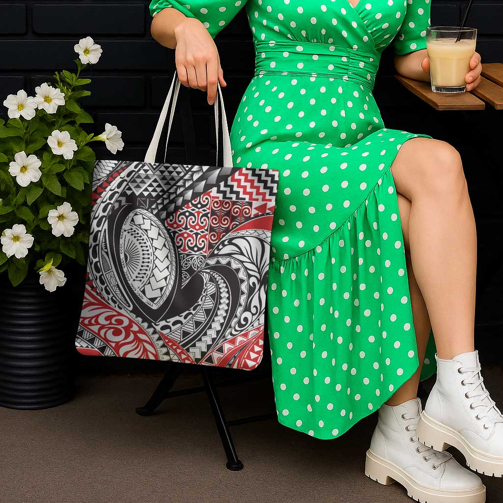 Aotearoa Maori Rugby Tribal Tattoo Tote Bag Kowhaiwhai Taniko Patchwork Motifs - Aussie Hoodie