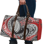 Aotearoa Maori Rugby Tribal Tattoo Travel Bag Kowhaiwhai Taniko Patchwork Motifs - Aussie Hoodie