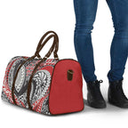 Aotearoa Maori Rugby Tribal Tattoo Travel Bag Kowhaiwhai Taniko Patchwork Motifs - Aussie Hoodie
