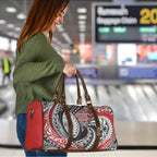 Aotearoa Maori Rugby Tribal Tattoo Travel Bag Kowhaiwhai Taniko Patchwork Motifs - Aussie Hoodie