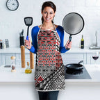Aotearoa Maori Tribal Tattoo Apron Kowhaiwhai Taniko Patchwork Motifs - Aussie Hoodie