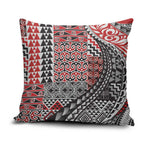Aotearoa Maori Tribal Tattoo Pillow Cover Kowhaiwhai Taniko Patchwork Motifs - Aussie Hoodie