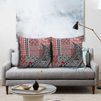 Aotearoa Maori Tribal Tattoo Pillow Cover Kowhaiwhai Taniko Patchwork Motifs - Aussie Hoodie