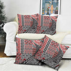 Aotearoa Maori Tribal Tattoo Pillow Cover Kowhaiwhai Taniko Patchwork Motifs - Aussie Hoodie