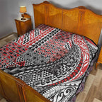 Aotearoa Maori Tribal Tattoo Quilt Kowhaiwhai Taniko Patchwork Motifs