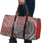 Aotearoa Maori Tribal Tattoo Travel Bag Kowhaiwhai Taniko Patchwork Motifs - Aussie Hoodie
