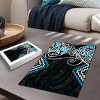 Blue Aotearoa Tukutuku Manawa Tapu Puzzle Ta Moko Toi Maori - Aussie Hoodie