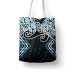 Blue Aotearoa Tukutuku Manawa Tapu Tote Bag Ta Moko Toi Maori - Aussie Hoodie