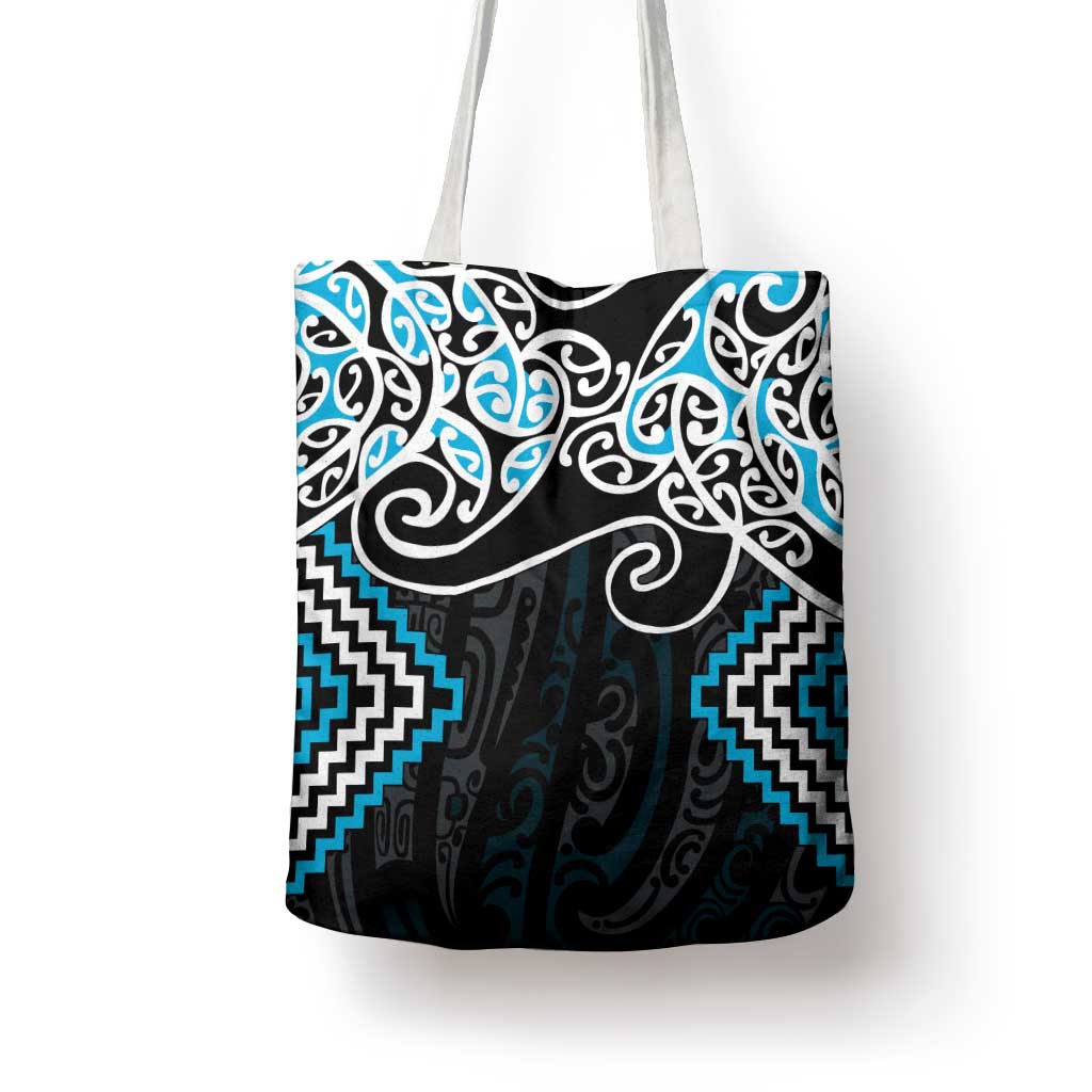 Blue Aotearoa Tukutuku Manawa Tapu Tote Bag Ta Moko Toi Maori - Aussie Hoodie
