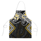 Gold Aotearoa Tukutuku Manawa Tapu Apron Ta Moko Toi Maori - Aussie Hoodie