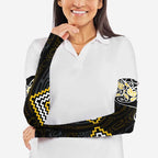 Gold Aotearoa Tukutuku Manawa Tapu Arm Sleeves Ta Moko Toi Maori - Aussie Hoodie