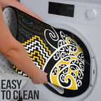 Gold Aotearoa Tukutuku Manawa Tapu Bathroom Set Ta Moko Toi Maori - Aussie Hoodie