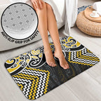 Gold Aotearoa Tukutuku Manawa Tapu Bathroom Set Ta Moko Toi Maori - Aussie Hoodie