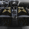 Gold Aotearoa Tukutuku Manawa Tapu Car Mats Ta Moko Toi Maori