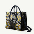 Gold Aotearoa Tukutuku Manawa Tapu Leather Bag Ta Moko Toi Maori - Aussie Hoodie