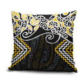 Gold Aotearoa Tukutuku Manawa Tapu Pillow Cover Ta Moko Toi Maori - Aussie Hoodie