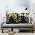 Gold Aotearoa Tukutuku Manawa Tapu Pillow Cover Ta Moko Toi Maori - Aussie Hoodie