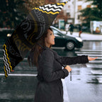 Gold Aotearoa Tukutuku Manawa Tapu Umbrella Ta Moko Toi Maori - Aussie Hoodie