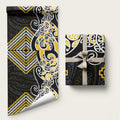 Gold Aotearoa Tukutuku Manawa Tapu Wrapping Paper Ta Moko Toi Maori - Aussie Hoodie