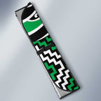 Green Aotearoa Tukutuku Manawa Tapu Auto Sun Shade Ta Moko Toi Maori - Aussie Hoodie