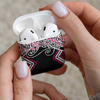 Pink Aotearoa Tukutuku Manawa Tapu AirPods Case Ta Moko Toi Maori - Aussie Hoodie